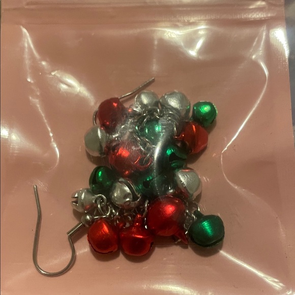 Christmas Earrings, - Picture 3 of 4
